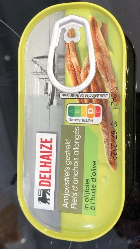 Filets d’anchois allongés