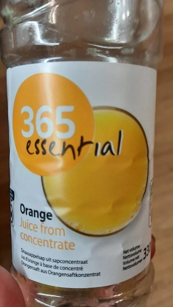 Jus d orange 365 essentiel