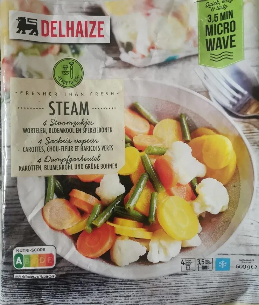 Steam 4 sachets vapeur. Ready to use.