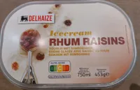 Icecream rhum raisins