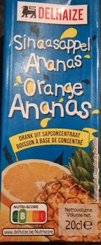 Petit jus Orange ananas