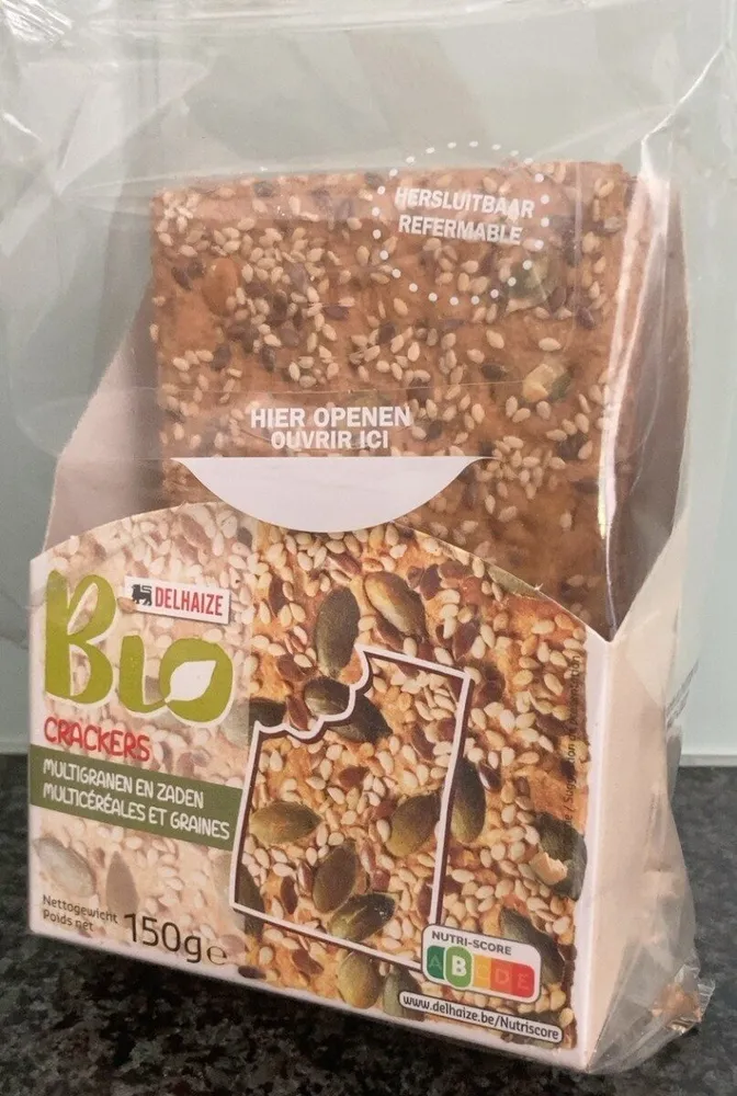 Multigranen en zaden crackers