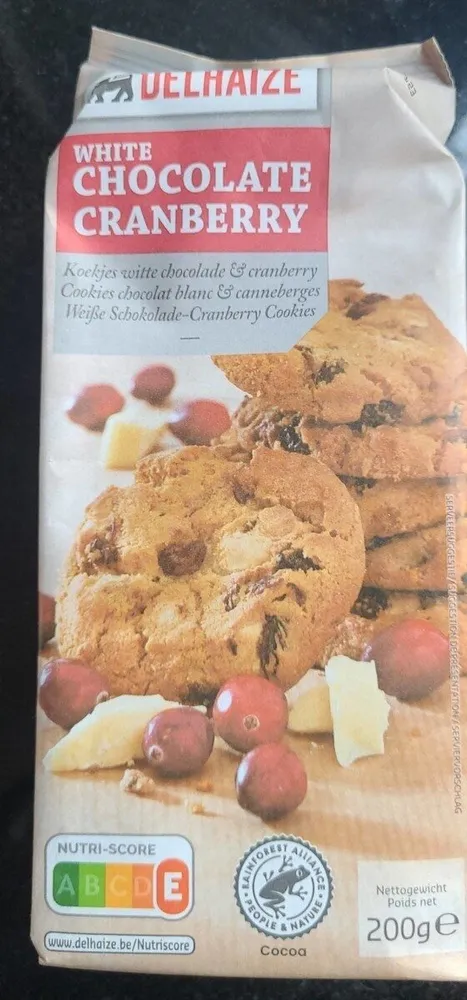 White chocolate cranberry