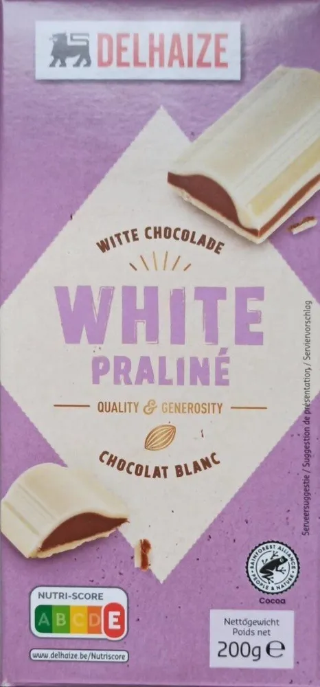 White praliné - chocolat blanc