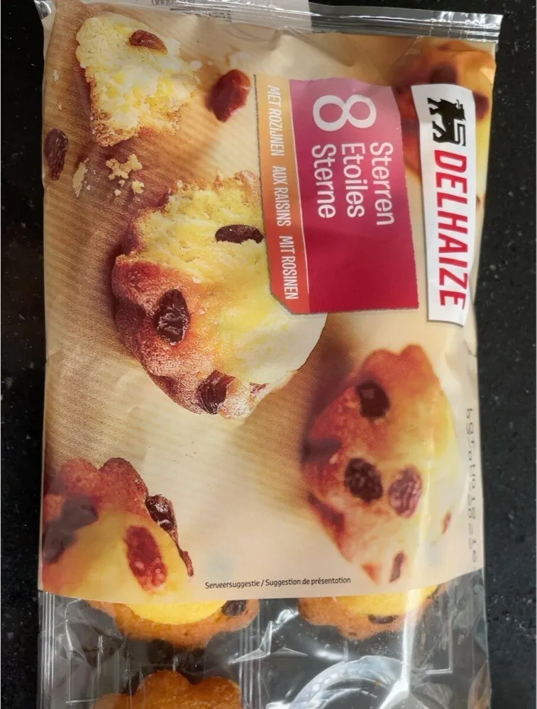 8 etoiles aux raisins