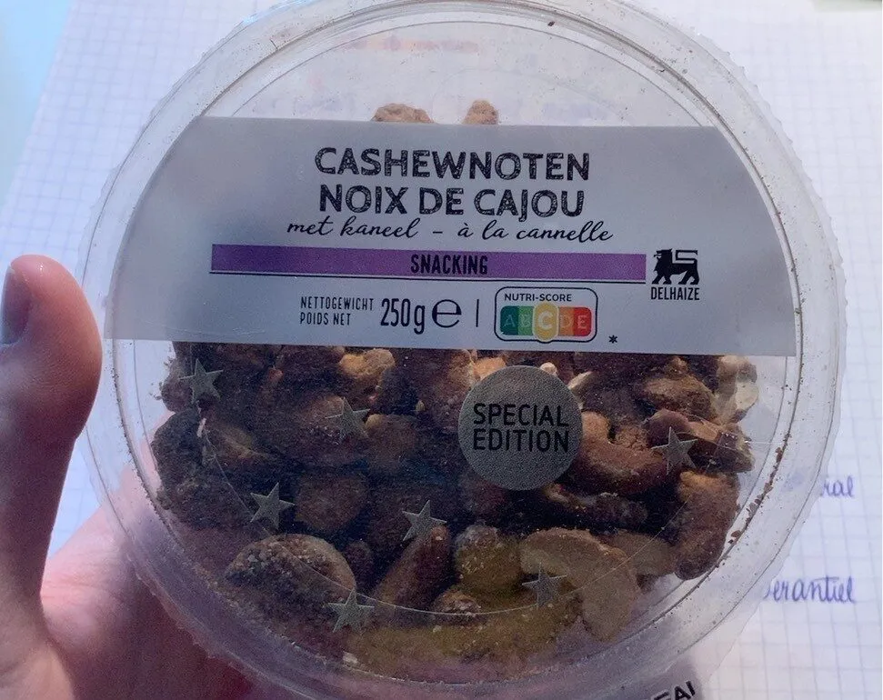 Noix de cajou a la cannelle