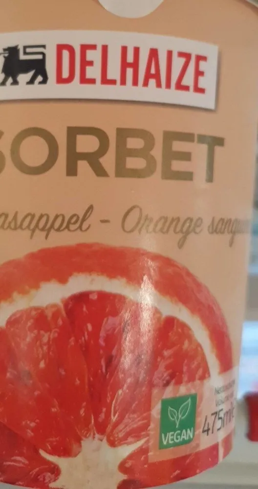 Sorbet orange sanguine Delhaize