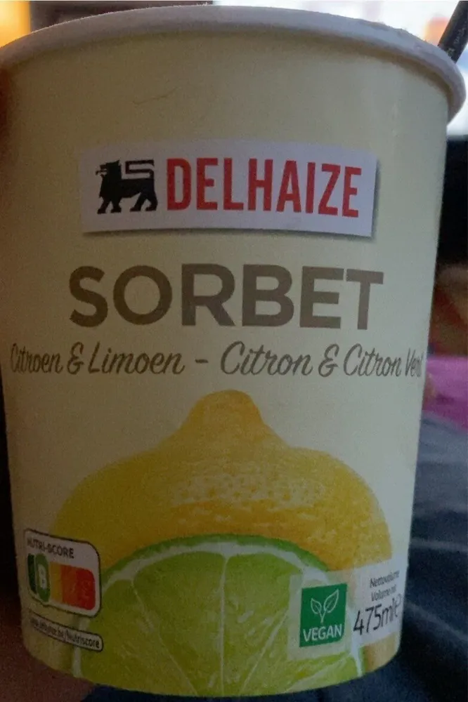 Sorbet citron & citron vert
