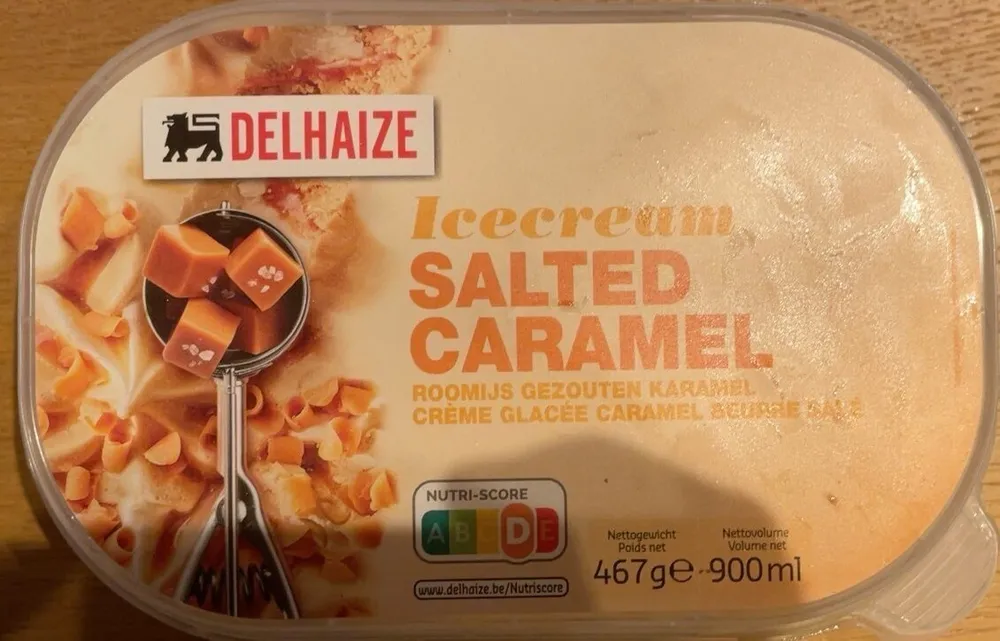 Ice cream salted caramel