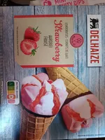 cornet de glace fraise