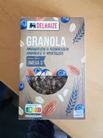 Granola amandes et myrtilles