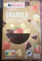 Granola chocolat & aardbeien