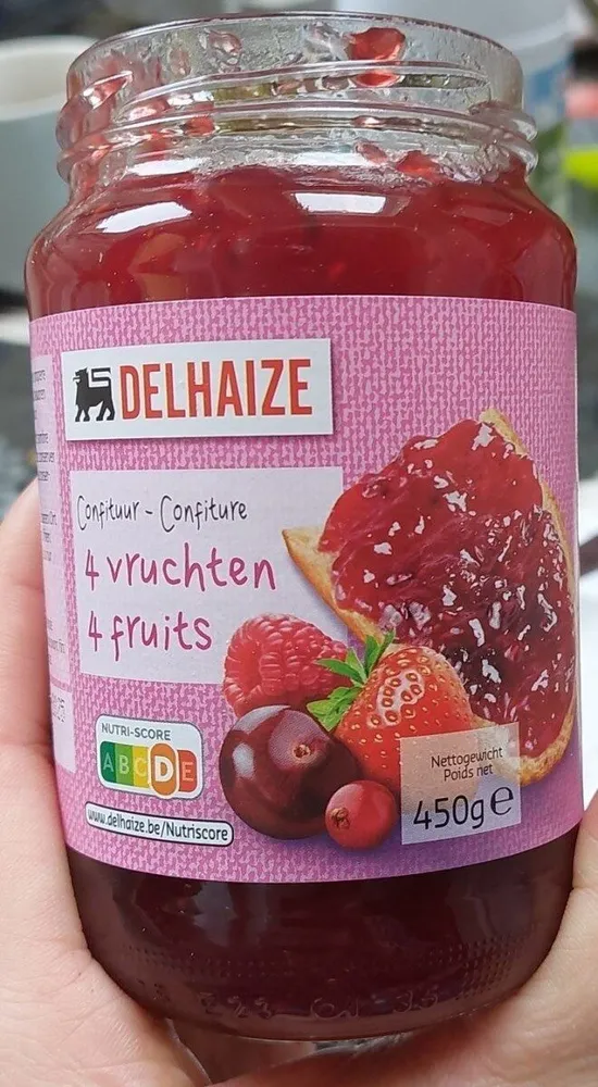 Confiture 4 fruits