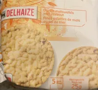 Fines galettes de mais au sel de mer