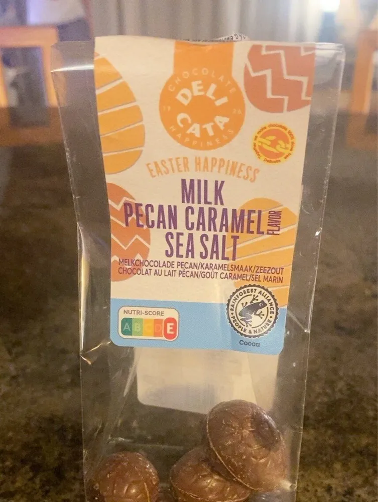 Milk pecan caramel sea salt easter happiness