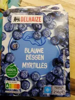 15 DELHAIZE 100% natuurlijk naturel BLAUWE BESSEN