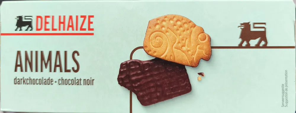 Animals chocolat noir