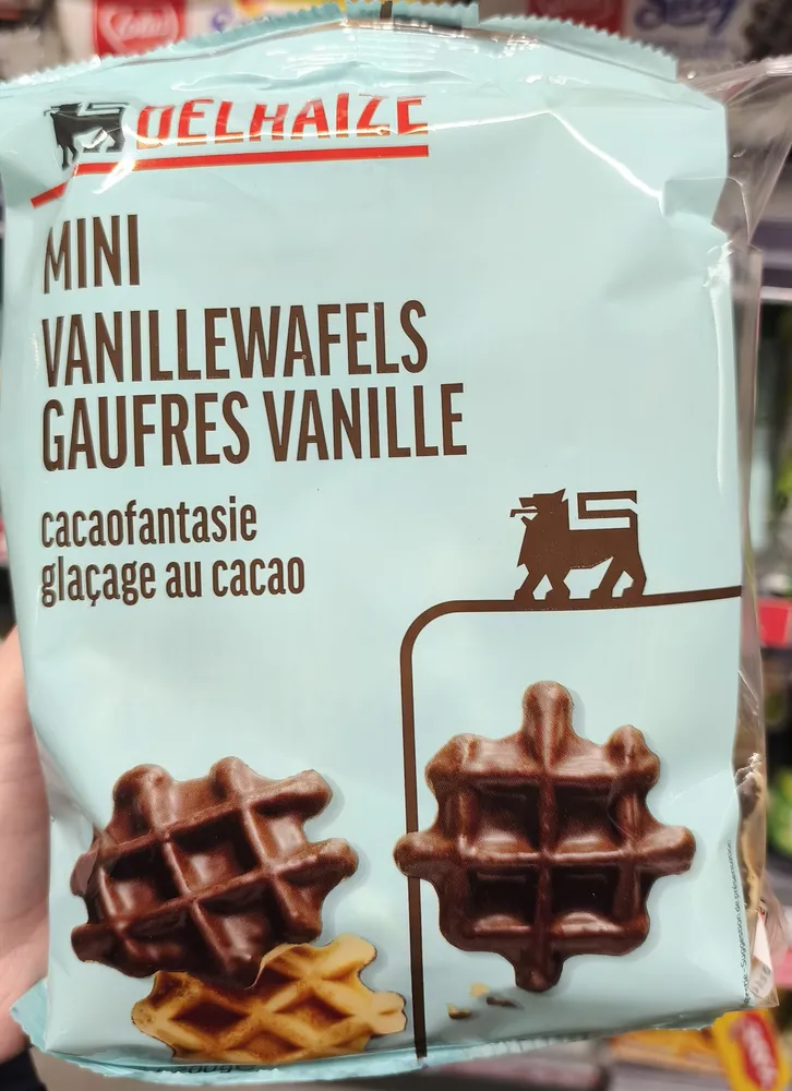 Gaufres vanille glaçage cacao