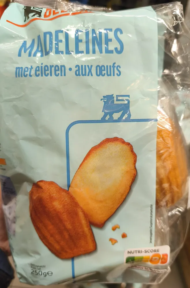 Madeleines aux oeufs