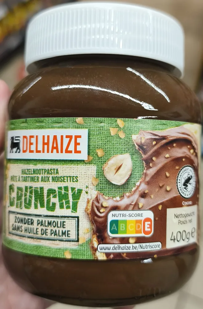 Pâte à tartiner noisettes crunchy