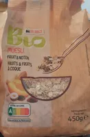 Muesli bio Fruits & Fruits a coque
