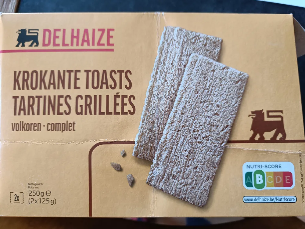 Tartines grillées complet