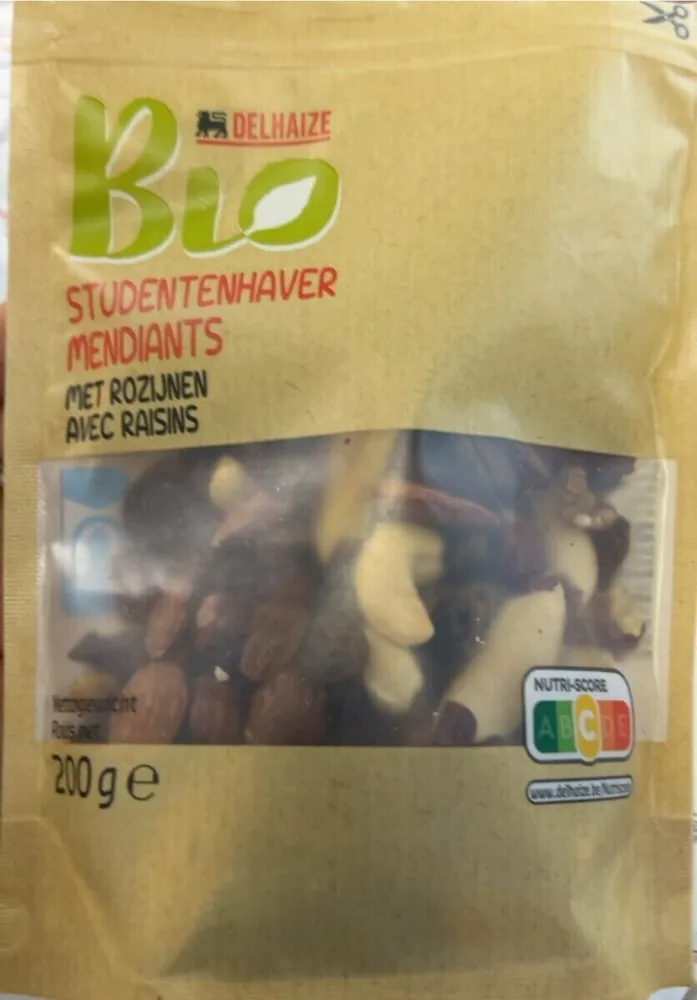 Studentenhaver mendiants met rozijnen / avec raisins