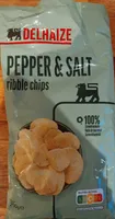 Pepper & salt ribble chips