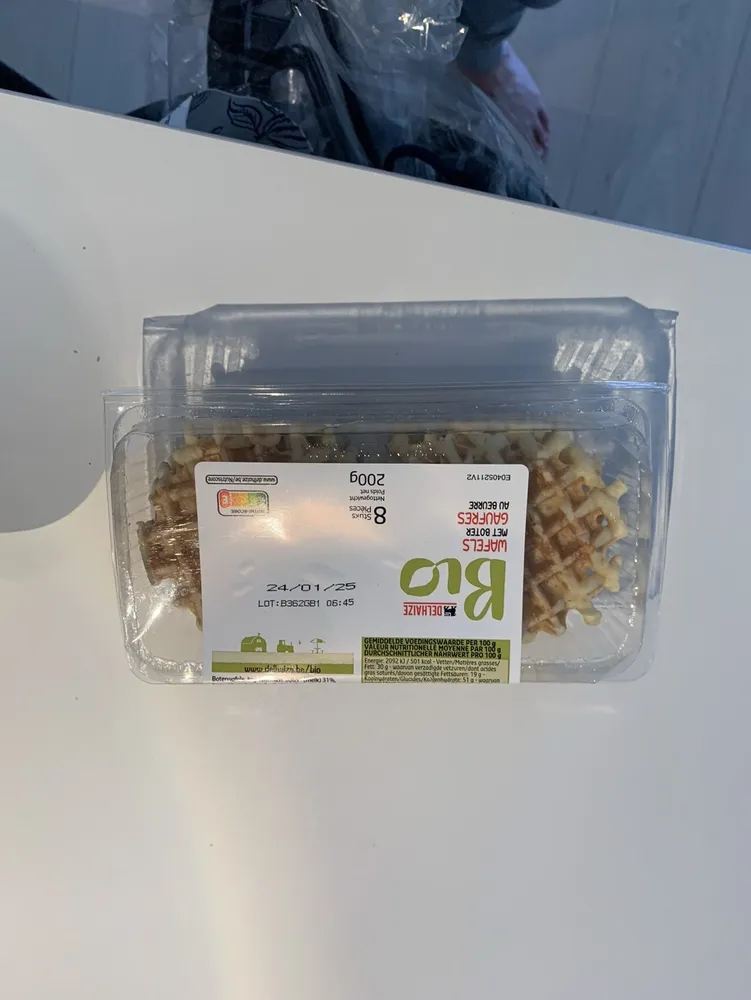 Wafels Bio Delhaize 8 Stuks