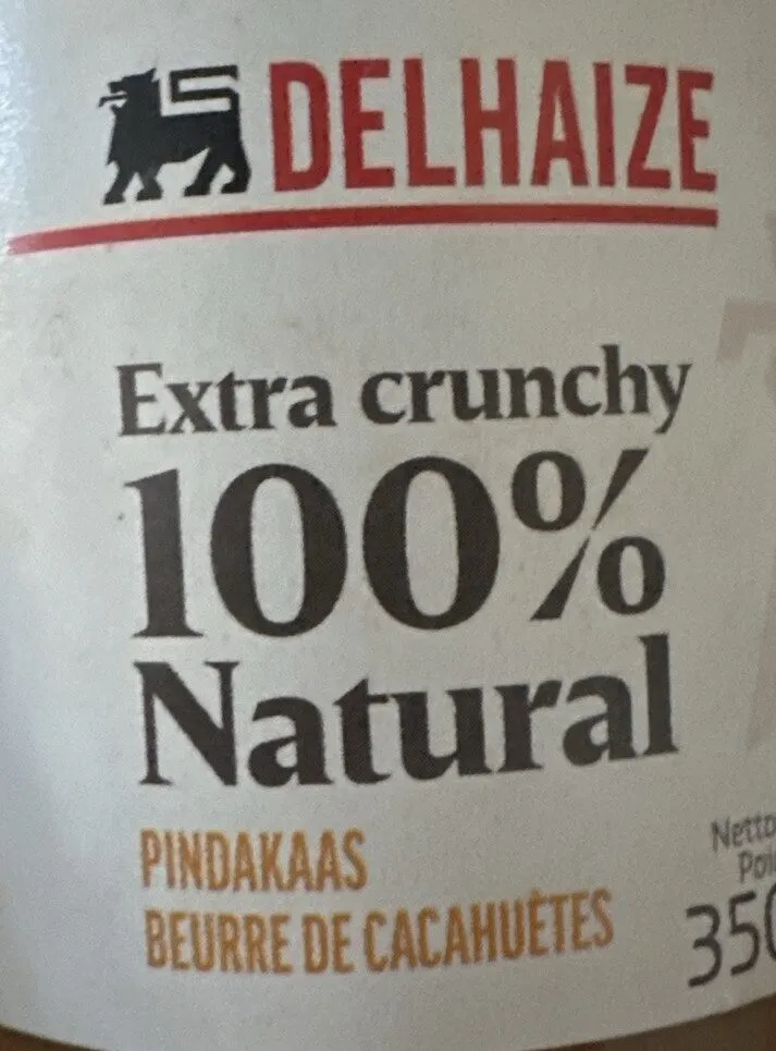 Pindakaas 100% Naturel Extra Crunchy