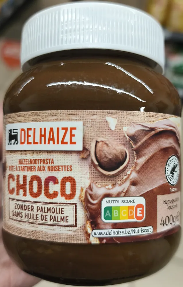 Pâte à tartiner aux noisettes choco