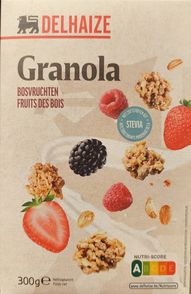 Granola fruits des bois stévia