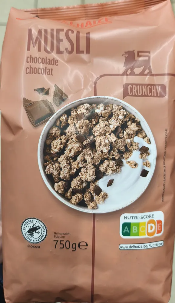 Muesli chocolat crunchy