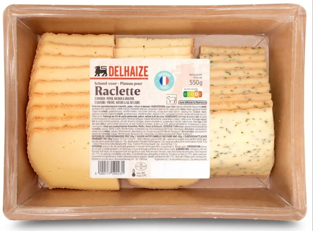 Raclette 3 saveurs - Poivre, Nature & Ail des ours