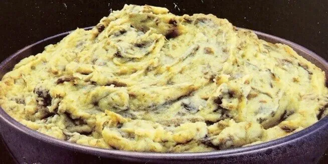 Purée aux épinards