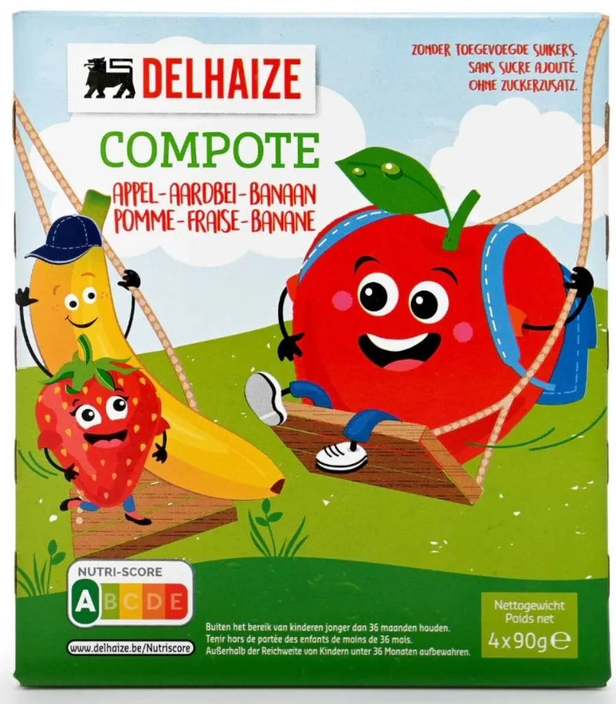 Compote Pomme - Fraise - Banane