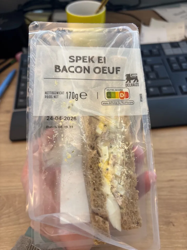 Sandwich Egg bacon