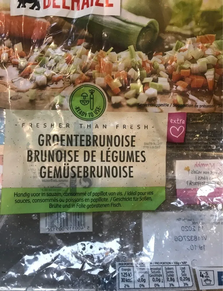 Brunoise de légumes