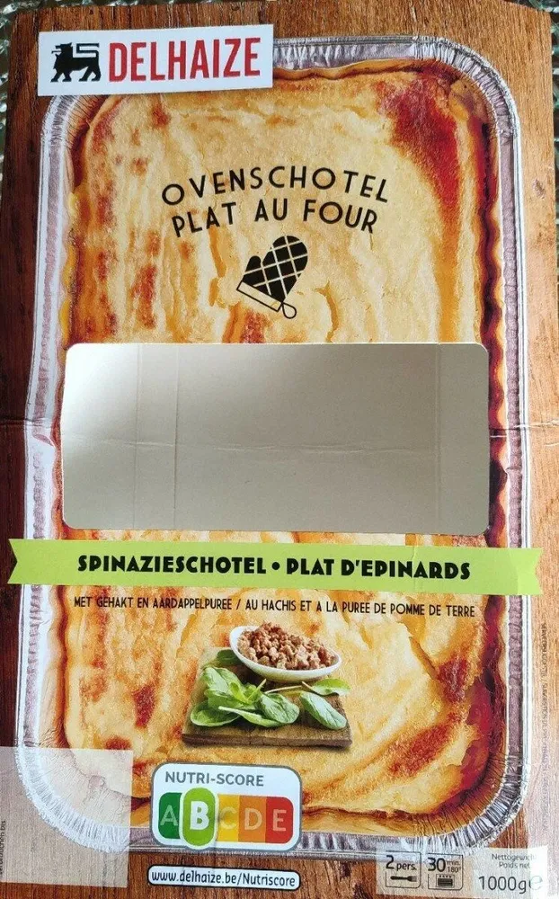 Plat d'épinards