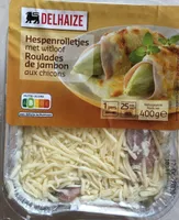 Roulades de jambon aux chicons