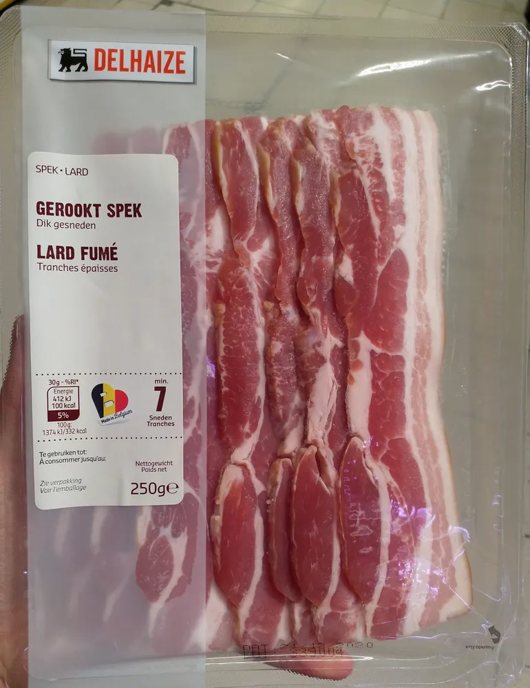 Lard fumé