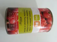 Tomates pelées en cube