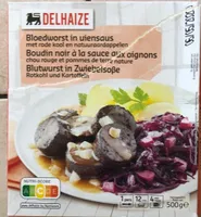 Boudin noir chou rouge