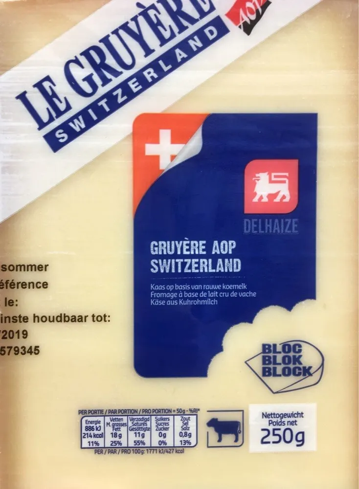 Gruyère AOP Switzerland