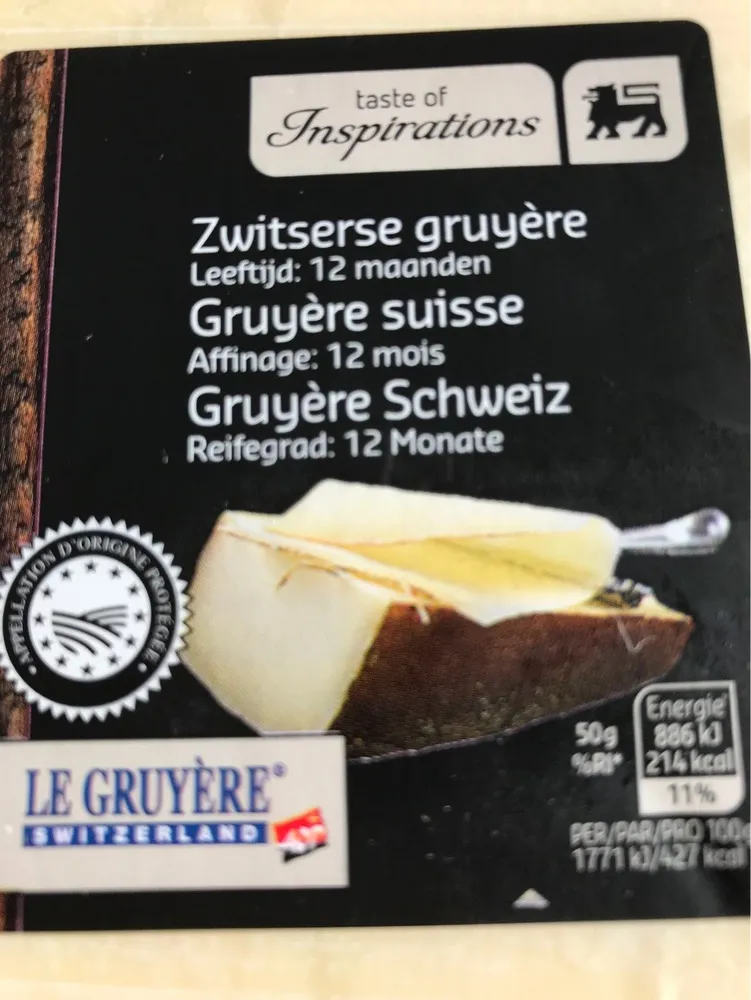 Gruyère suisse
