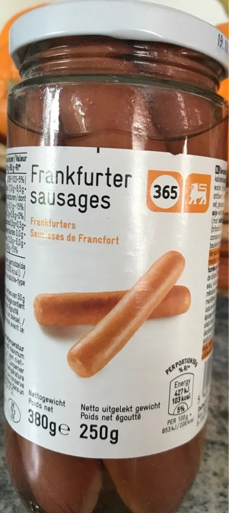 Frankfurter sausages