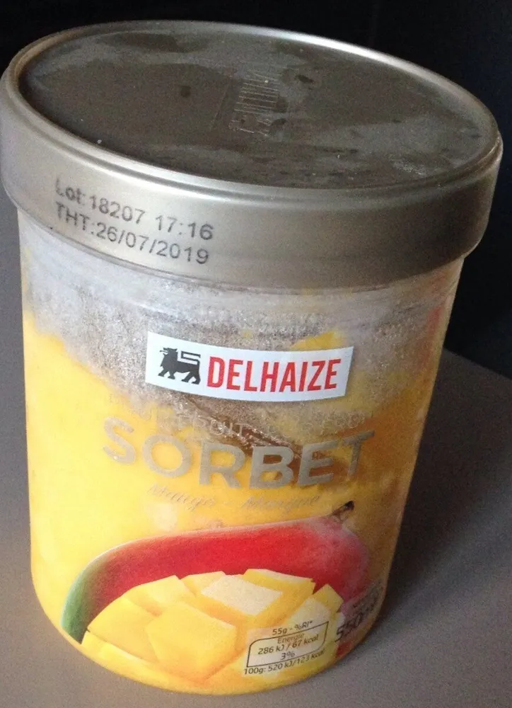 Sorbet mangue