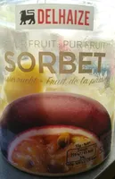 Pur fruit Sorbet Fruit de la passion