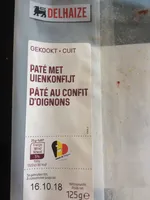 Pâté au confit d'oignons
