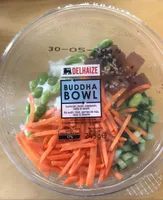 Buddha Bowl - riz sushi, thon, germes de soja, radis et sésame